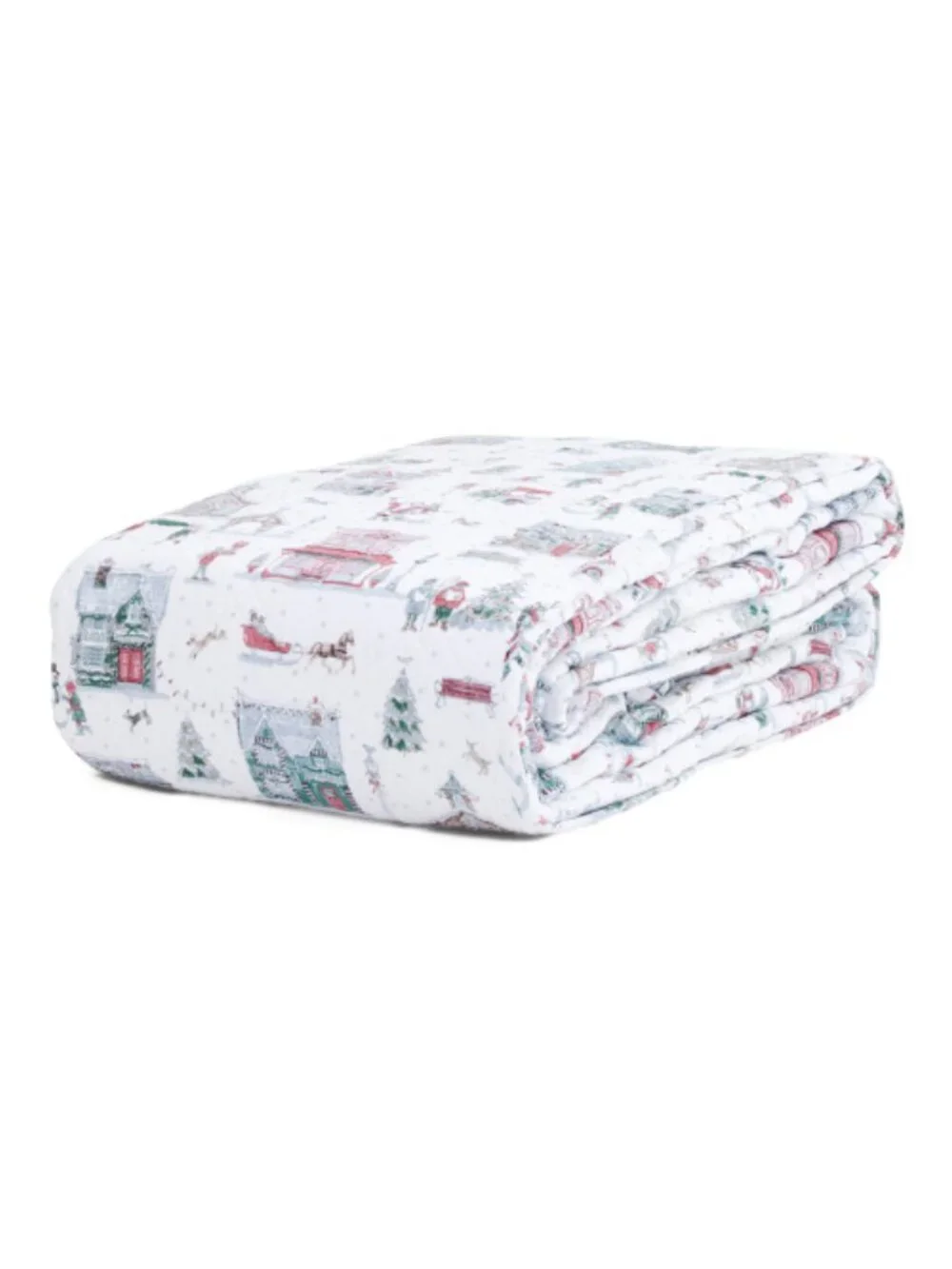 The Farm House Christmas Town Quilt Set
